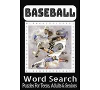 Baseball Word Search Puzzle: Word Searches With Easy To Read Print About Baseball, Equipments, Stadium, And More | 6x9 inches, 110 Pages | 50+ Puzzles, Gift For Vacations, Holiday, And Free Time.