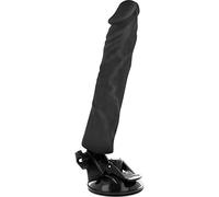 BASECOCK REALISTIC VIBRADOR CONTROL REMOTO NEGRO 21CM
