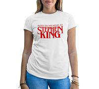 Based On The Novel By Stephen King Maglietta Bianca Donna Size S