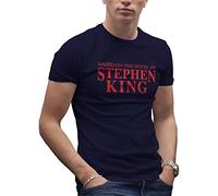 Based on The Novel by Stephen King T-Shirt da Uomo Blu Navy Size L