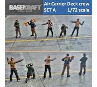 Basekraft 1/72 US Navy aircraft-carrier flight deck support crew SET A