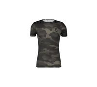 Scott Carbon Camo, camicia funzionale a maniche corte M male Nero/Grigio Scuro