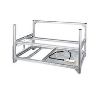 Baseltek 6 GPU Alluminio Mining Rig Open Air Frame Case