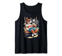 Basenji Bere caffè Freddo su un'altalena DIGOR Divertente Canotta