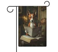 Basenji on Toilet Poster_ Poster Cane _ Stampa Bagno Basenji _ Dog Toilet Wall Art _ Basenji Ritratto _ Cane Bagno Poster _ Basenji Print-1_3 Bandiera Outdoor Garden Popolare Moderno Decorativo