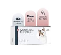 Basepaws Test di sequenziamento dell'intero genoma | Informazioni genetiche Complete del Tuo Gatto | Razza + Rapporto sulla Salute e Rapporto sulla Salute Orale | Aggiornamenti gratuiti a Vita