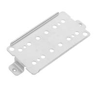 Baseplate per Pickup Humbucker Chitarra Elettrica 50 Mm | Lega Nickel Silver Argentata, Supporto per Doppia Bobina, Montaggio Semplice e Struttura Resistente