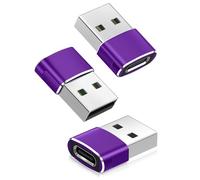 BASESAILOR Adattatore da USB C a USB 3 Pezzi,Tipo C Femmina A Maschio Convertitore per Apple iWatch s10 9,iPhone 16 15 Pro Max,iPad 10 Air 4 5 Mini 6,Samsung Galaxy 10 S20 S21 S22 S23 FE Ultra Plus