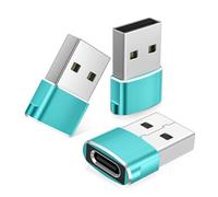 BASESAILOR Adattatore da USB C a USB,Tipo C Femmina A Maschio Convertitore | 3 Pezzi per Apple iWatch s10,iPhone 16 15 Pro max,iPad Pro 2022 Generazione Air 4 5 Mini 6th,Google Pixel 6,Kindle Fire HD