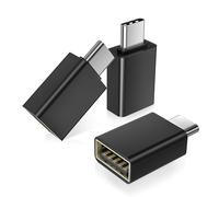 BASESAILOR Adattatore USB C a USB 3Pezzi,Connettore USBC Maschio a USB 3.0 Femmina,OTG Tipo C Thunderbolt 4 3 per MacBook Pro Air,iMac,iPhone 17 16 16e 15,iPad,Microsoft Surface,Samsung Galaxy S25,S24