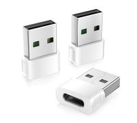 BASESAILOR Adattatore USB C USB a 3Pezzi,USBC Femmina a USBA Maschio per Apple Watch 10 9,iPhone 16 16e 15 14 13 Pro Max,iPad 10 Generazione Mini 7 Air 4 5,Samsung Galaxy Z Flip Fold 5,A54 S25 S24,17