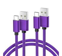 BASESAILOR Cavo USB C 1M/2P,Cavi Filo Caricatore Ricarica Rapida Tipo C per Samsung Galaxy Z Flip5,Fold5,S20,S10,S22,S21,A60,A13,A14,A21,A40,A53,Note 20 Ultra,Tab S9,iPad 10 Pro 2022 Air 4 5 Mini 6