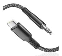 BASESAILOR Cavo USB C Aux 1.2M per iPhone 17 16,USB C a Jack 3.5mm Adattatore Cuffie DAC Tipo C 3,5mm Audio per Apple 15 Pro Max,iPad 10 10th,Air 4 5 Mini 6 7,Samsung Galaxy S25 S24,Google Pixel 9 8 7
