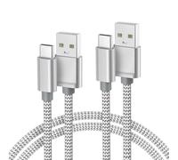 BASESAILOR Cavo USB C per iPhone 17 16 Pro Max 2M/2P,Nylon Cavi Ricarica Tipo C per Apple 15 Plus Pro Max,iPad Air 4 5,New Kindle Fire HD 10 9 11a Generazione,Samsung Z Flip Fold A54,A53,Moto G8 G9