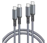 BASESAILOR Cavo USB Tipo C a C 60W per iPhone 17 16 Pro 3M/2Pezzi,Cavi Filo Caricatore Ricarica Rapida 20V/5A PD per MacBook,iPad,Air 5 Mini 6 7,Samsung Galaxy Z Flip 5,S23 A55,Tab S9 Ultra,Tab S9+