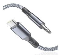 BASESAILOR per iPhone 16 16e 15 Cavo USB C a Aux 1.2M,Adattatore Tipo C a 3.5mm Jack Macho Audio per Apple 15 Pro Max Plus,Cuffia,Auto,iPad Air,Mini,Samsung Galaxy Z Flip Fold,S25 S24 S23 S22,A56,M52