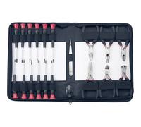 Basetech 814583 kit utensili elettricisti in custodia 19 parti