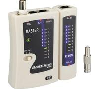 Basetech BT-200 Tester cavi Adatto per RJ-45, RJ-11, BNC