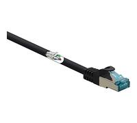 Basetech BT-2270620 - Cavo di rete RJ45, CAT 6a S/FTP, 3,00 m, nero con protezione antigroviglio, ignifugo, 1 pezzo