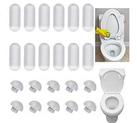 Basetousual 24 Pezzi Paracolpi WC, Paracolpi per Sedili WC, Buffer del Sedile del Water, Adatto per Il Set di Ammortizzatori Antirumore del Cuscino del Sedile del Water del Bagno