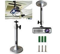 Basetousual Staffa Universale per Proiettore, Supporto da Soffitto in Alluminio per Mini e Tutti i Tipi di Proiettori, Adatto per Video di Sorveglianza