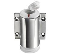 BASETTA A PARETE INOX CAPPUCCIO BIANCO 2 CONTATTI ACCESSORI NAUTICA