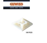 BASETTA AUTOADESIVA PER FASCETTA FINO 4,5mm GEWISS GW52226 100 PEZZI
