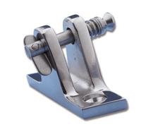 Basetta inox inclinata con perno sfilabile