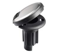 Basetta nera incasso cappuccio inox 3 contatti - 1 PZ Osculati - 11.000.24