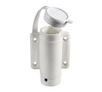 Basetta nylon bianca a parete 3 contatti - 1 PZ Osculati - 11.000.15 - 1100015