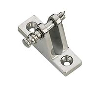 Basetta Piana BPS in Acciaio Inox AISI 316 con Perno Sfilabile