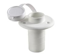 Basetta plastica bianca incasso piano 2 contatti - 1 PZ Osculati - 11.000.03