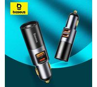 Baseus 120W Caricabatteria da auto veloce QC 3.0 PD 3.0 Caricabatteria da auto per telefono USB per iPhone 16 15 14 13 Pro Samsung Xiaomi Caricatore per telefono cellulare