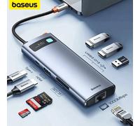 Baseus 4K 60Hz Hub USB C tipo C a porta Ethernet adattatore PD 100W per Macbook Pro USB 3.0 Hub accessori per Tablet Laptop