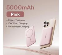 Baseus 5000Mah Banca Di Potere Magnetica 15W Wireless 20W Ricarica Cablata Power