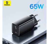 Baseus Gan2 Lite Usb-a And Usb-c Wall Charger Argento