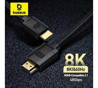 Baseus 8K Cavo compatibile HDMI per Xiaomi Mi Box 8K/60Hz 4K/120HZ 48Gbps Cavo digitale per PS5 PS4 Laptop TV Monitor Proiettori
