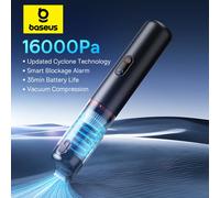 Baseus A5 16000Pa Aspirapolvere per auto senza fili Potente mini aspirapolvere automobilistico portatile portatile per macchina per PC domestica per auto