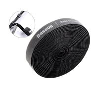 Baseus ACMGT-F01 Organizzatore per cavi 3 m Velcro nero Flanella 12,5 mm Tagliabile su misura