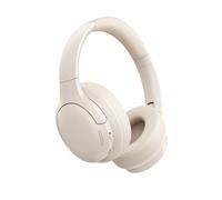 Baseus BH1 Lite Cuffie Bluetooth Over-Ear, Leggere e Comode Cuffie Wireless con Suono Cristallino, Driver Dinamici da 40 mm, Fino a 80 Ore di Autonomia, Bluetooth 6.0 - Bianco Luce
