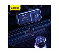 Baseus Bluetooth 5.0 Trasmettitore FM senza fili per auto Lettore MP3 Caricatore USB Aux SD