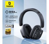 Baseus ANC Cuffia wireless Auricolare LDAC ad alta risoluzione Bluetooth 5.4 BISA Pro Audio spaziale Driver da 50 mm Auricolare sopraelevato Bowie 30Max