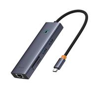 BASEUS BS-OH112 Hub Type-C HDMI 4K 60Hz 2xUSB3.0 RJ45 PD100W SD TF