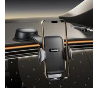 Baseus C03 Air Supporto Telefono Auto a Ventosa, Porta Cellulare Auto Universale per Cruscotto e Parabrezza, Doppia Rotazione a 360° per iPhone Samsung Tutti gli Smartphone