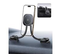 Baseus C03s Supporto per Cellulare Auto Magnete, Magnetico Magsafe Supporto per Telefono Auto con 2 Bracci Flessibili, Porta Universale per Telefono 20N Compatibile con iPhone Samsung