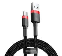Baseus Cafule cavo USB - A a USB - C QC3.0, 2A - 3 m - Rosso / Nero
