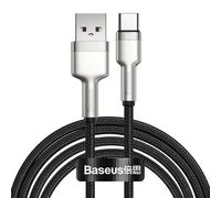 Baseus CakF000201 Serie CAFULE 66W USB a USB-C / Type-C Cavo dati metallico, Lun