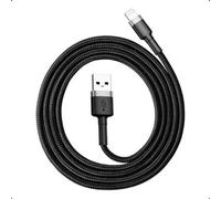 Baseus Cavo di ricarica Lightning CALKLF-CG1 USB 2.0 1,5A 2 m Nero tessuto