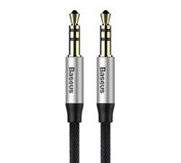 Baseus CAM30BS1 cavo audio 1 m 3,5mm Nero, Argento - Nouvo