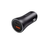 Caricabatterie accendisigari USB Type-A, USB Type-C FAST CHARGER Dual 60W Dark gray CGJM000113